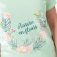 Maxi t-shirt - Aurore en fleurs
