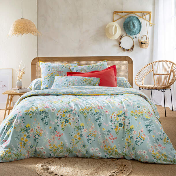 Housse de couette Balade bucolique - Coton - Grand modèle - 240cm x 260cm - Françoise Saget