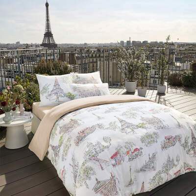 Balade dans Paris - Linge de lit