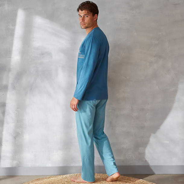 2 pyjamas - Carton bleu