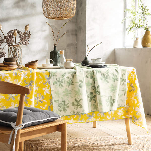 Nappe Charmante impression - Polycoton - Rectangulaire - 150cm x 250cm - Françoise Saget