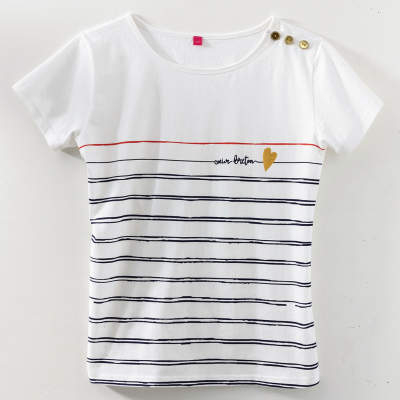 Coeur breton - T-shirt rayé