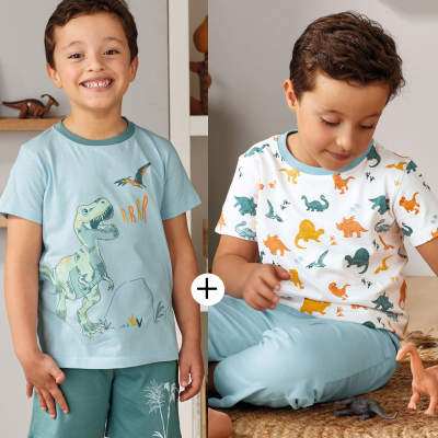 Dino et compagnie - 2 pyjamas enfant
