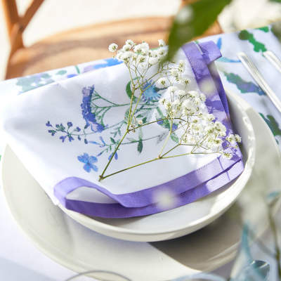Fleur d\'alpage - Serviettes de table