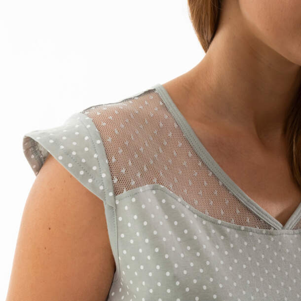 Chemise de nuit Fleurs des champs - Coton - 50-52 - Françoise Saget