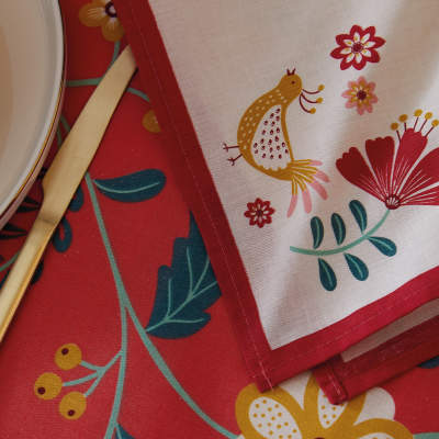 Le tyrol en couleur - 2 serviettes de table