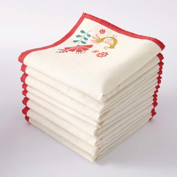 2 serviettes de table - Le tyrol en couleur