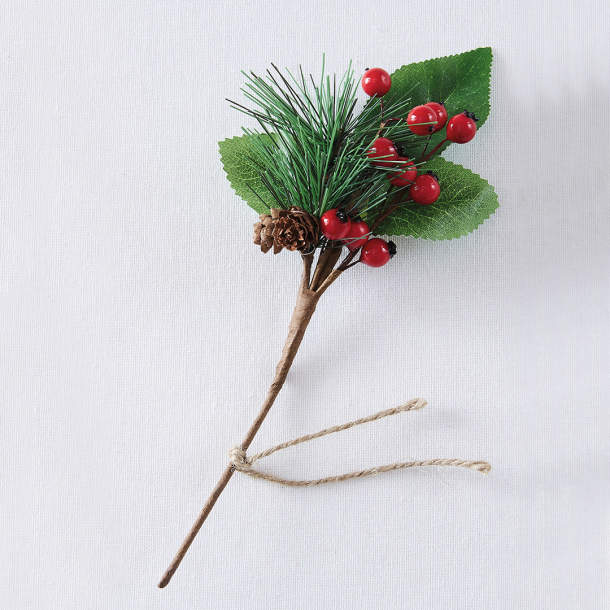 6 branches décoratives - Noël