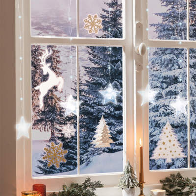 Noël polaire - Stickers de fenêtre