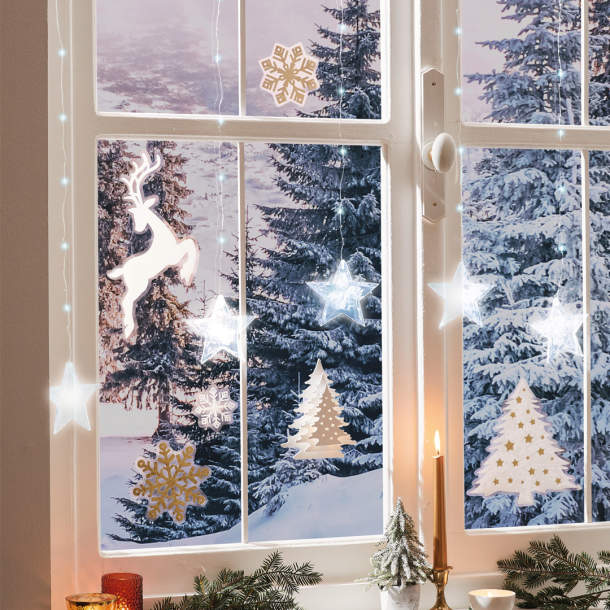 Stickers de fenêtre - Noël polaire