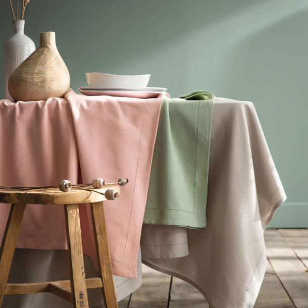 Nappe Reflets de couleurs - Coton - Carrée - 150cm x 150cm - Françoise Saget