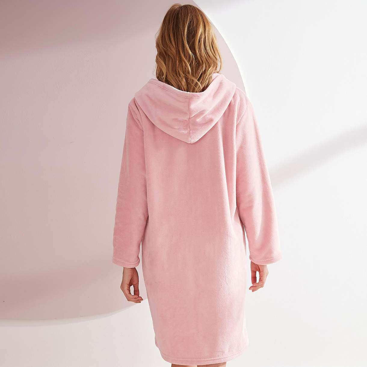 Robe de chambre Rose guimauve Françoise Saget